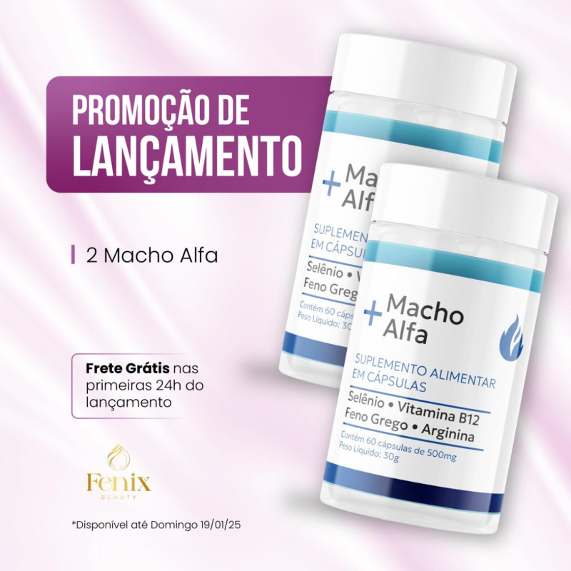 Kit 2 Macho Alfa 60 Cápsulas 500Mg